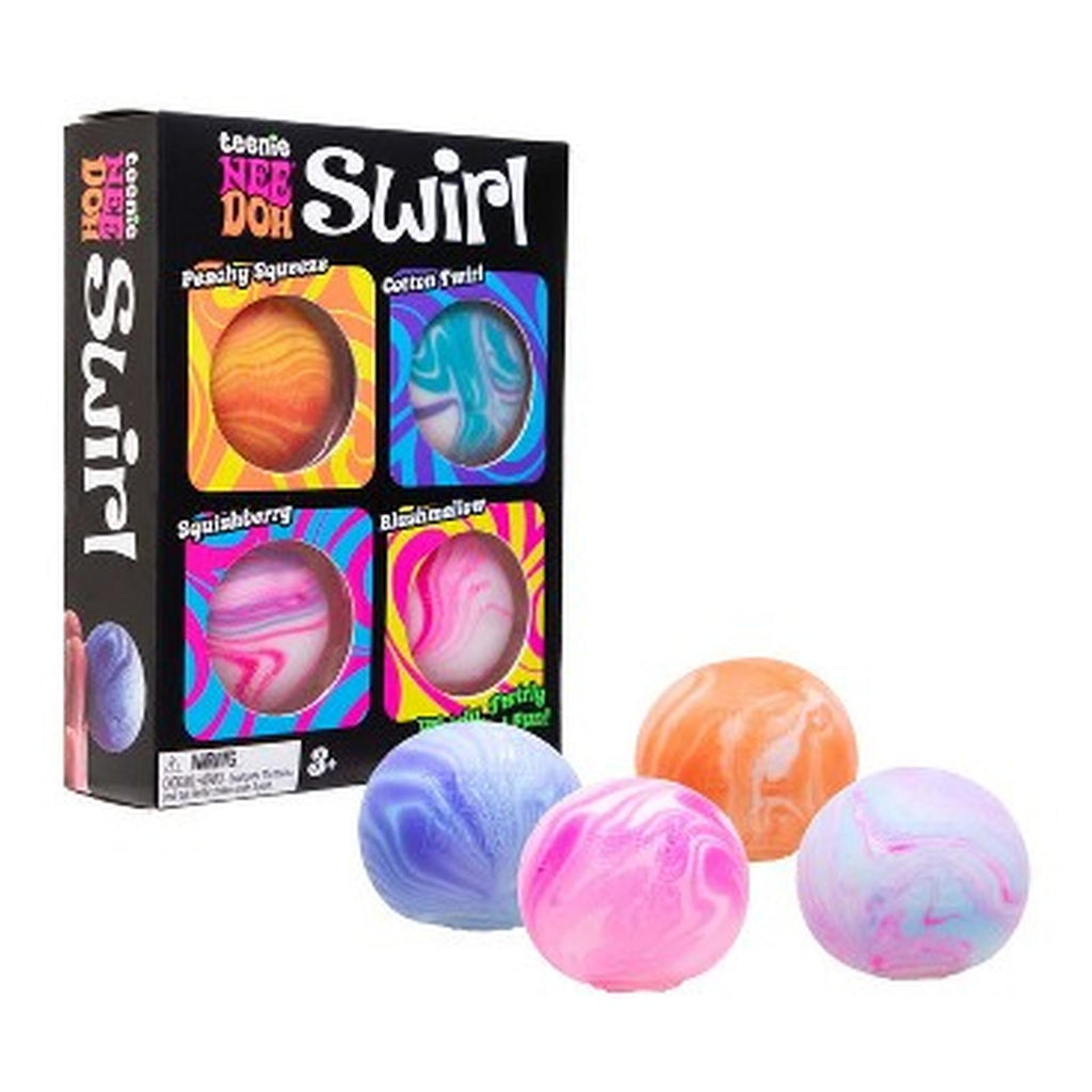 Schylling Teenie Nee Doh Swirl Squish Balls - Radar Toys