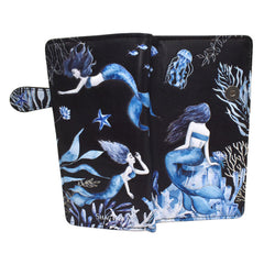 Shagwear Ocean Mermaids Large Zipper Wallet