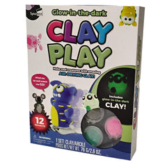 Spice Box Glow In The Dark Clay Play Craft Set - Radar Toys
