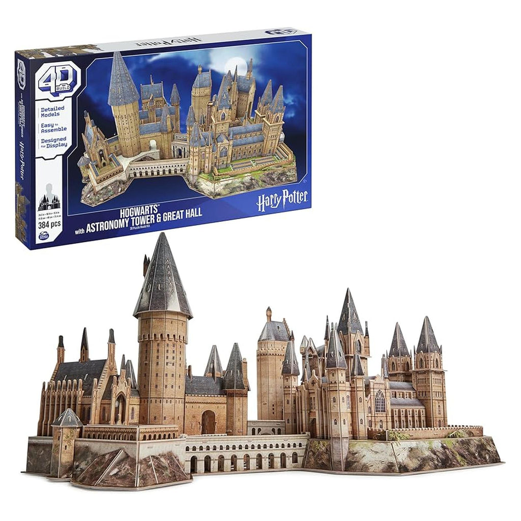 Spin Master 4D Build Harry Potter Hogwarts Castle 3D Puzzle Model Kit
