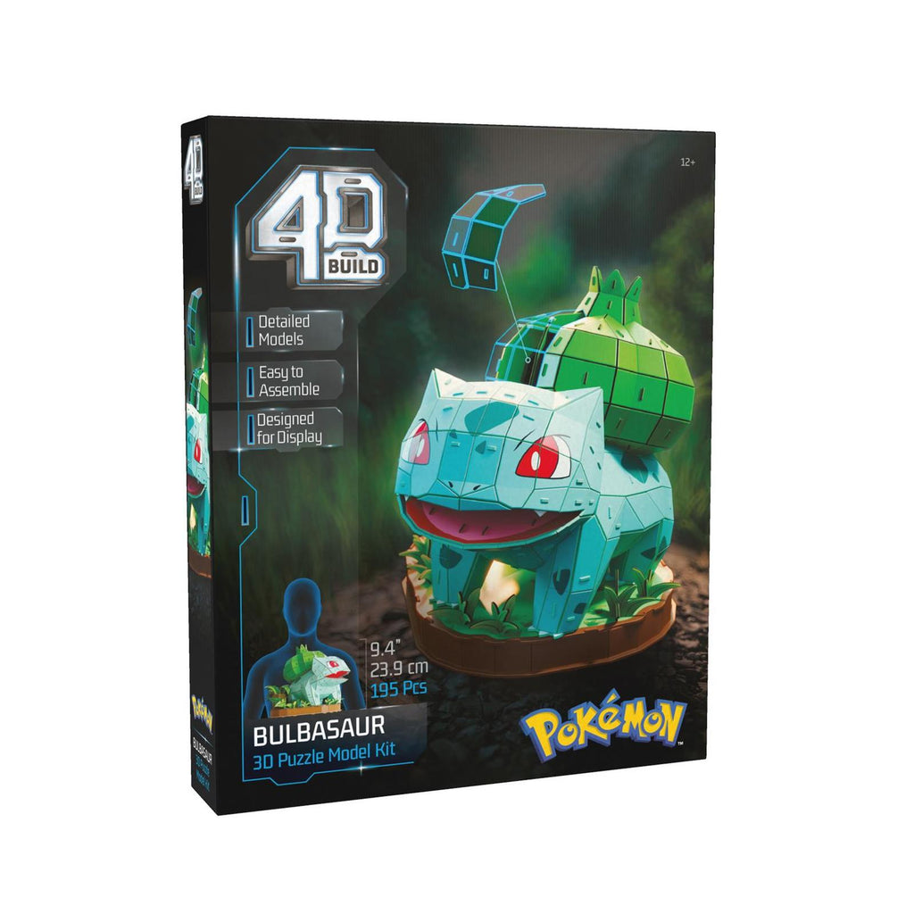 Spin Master 4D Build Pokemon Bulbasaur 3D Puzzle Model Kit