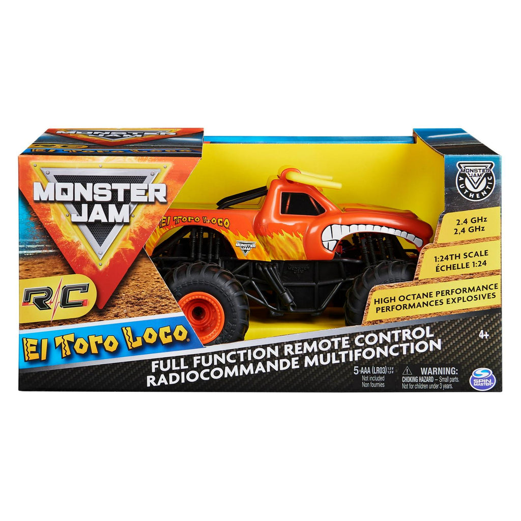 Spin Master Monster Jam El Toro Loco 24th Scale RC Monster Truck