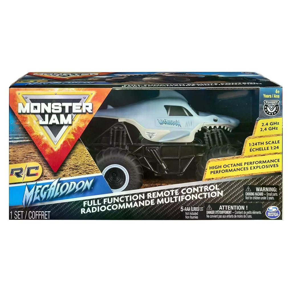 Spin Master Monster Jam Megalodon 24th Scale RC Monster Truck