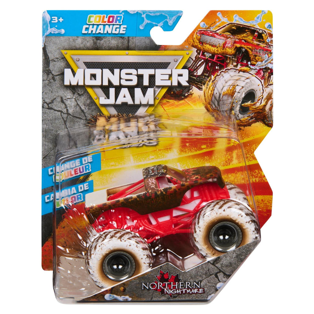 Spin Master Monster Jam Color Change Mud Blasters Northern Nightmare Truck