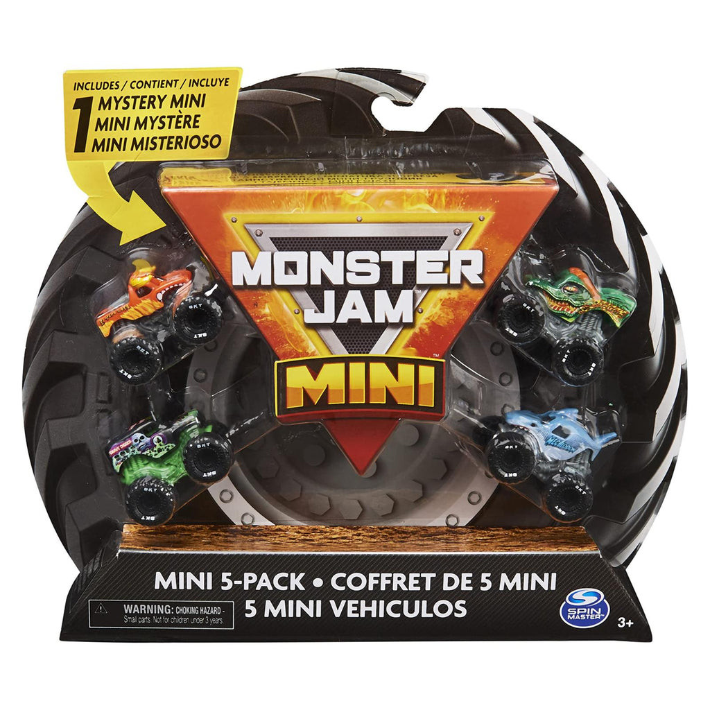 Spin Master Monster Jam Mini Five Car Set
