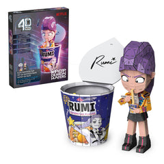 Spin Master Netflix KPOP Demon Hunters 4D Build Rumi Ramyeon Cup Model Kit - Radar Toys