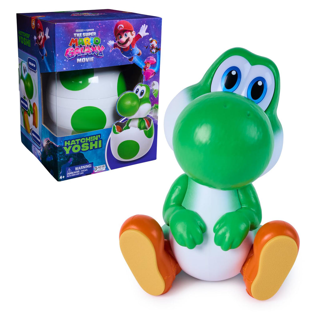 Spin Master Super Mario Galaxy Movie Hatchin' Yoshi Set - Radar Toys