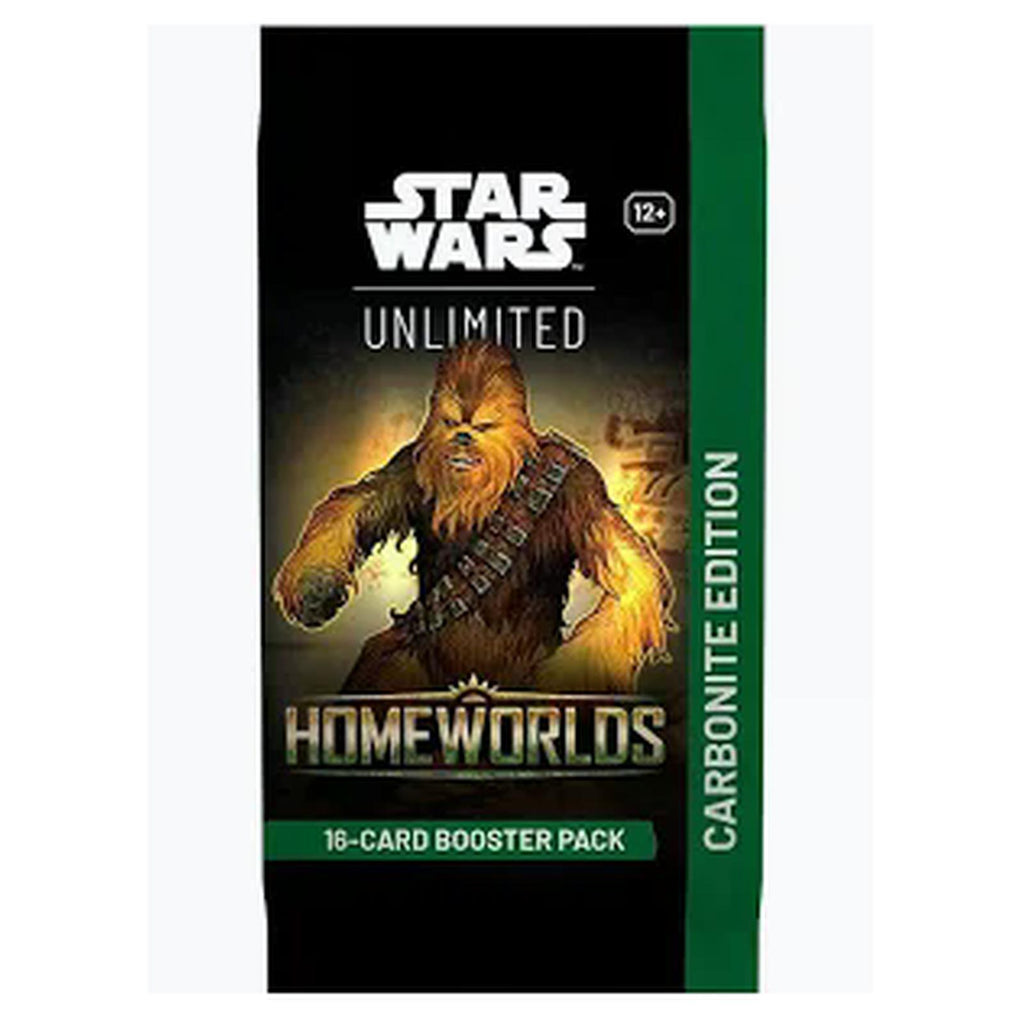 Star Wars Unlimited Card Game Homeworlds Carbonite Edition Single Booster Pack
