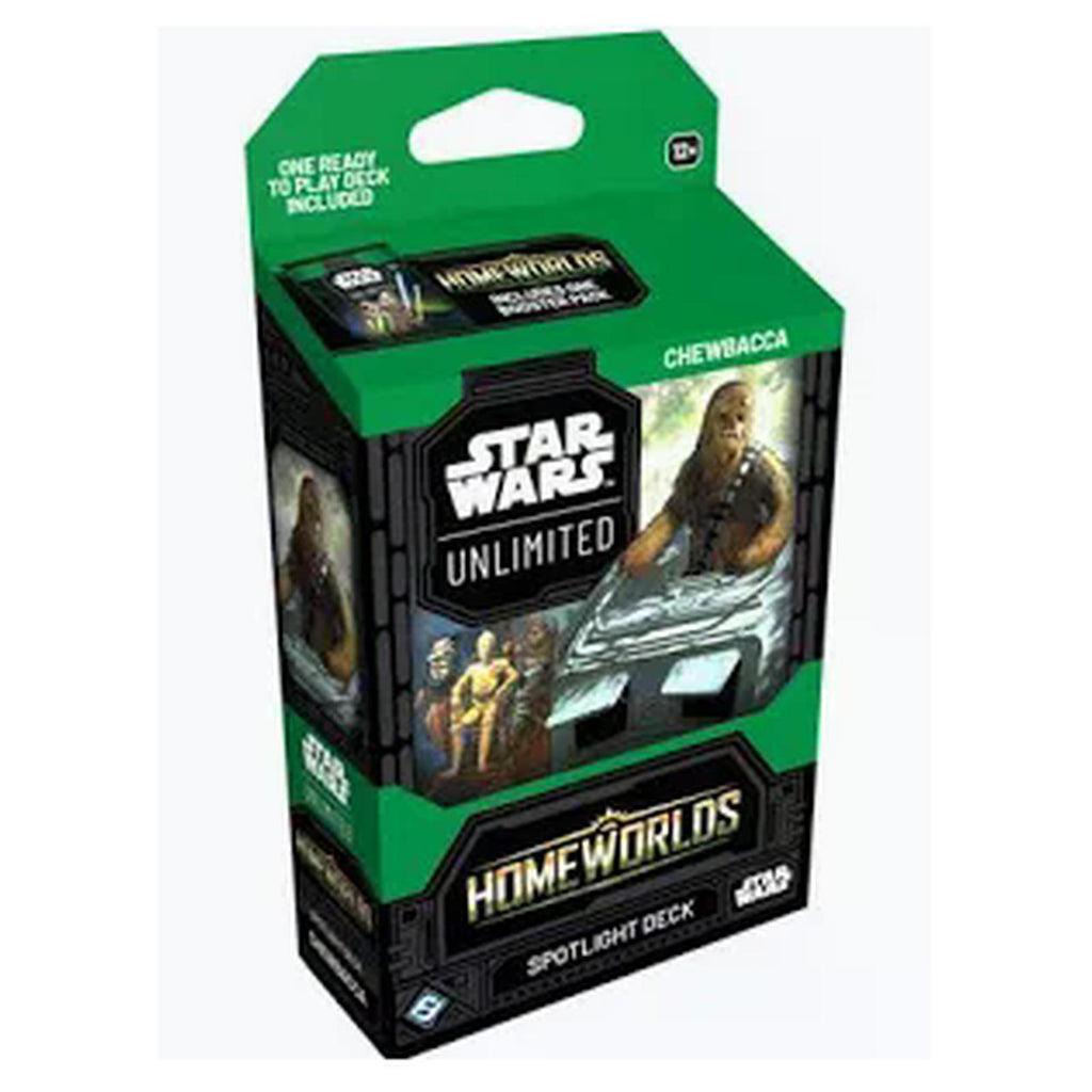 Star Wars Unlimited Card Game Homeworlds Chewbacca Spotlight Deck Set - Radar Toys