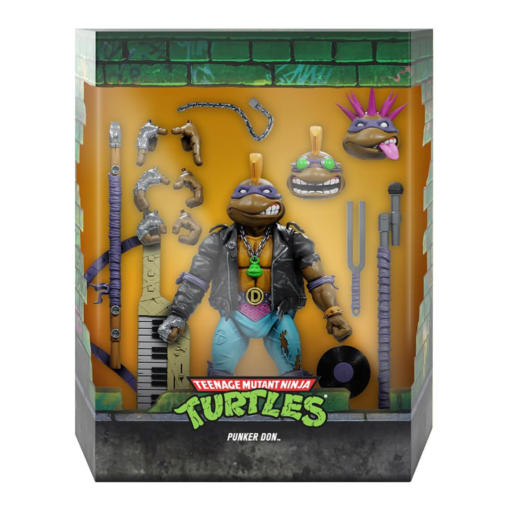 Super7 Teenage Mutant Ninja Turtles Punker Don Ultimate Figure