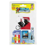 Super Impulse World's Smallest Evel Knievel Stunt Cycle Figure