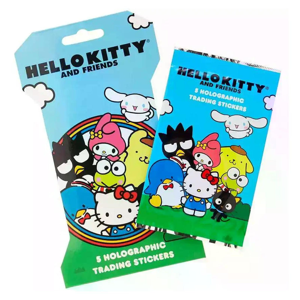 Surreal Entertainment Sanrio Hello Kitty And Friends Mystery Holographic 5 Piece Trading Sticker Set - Radar Toys