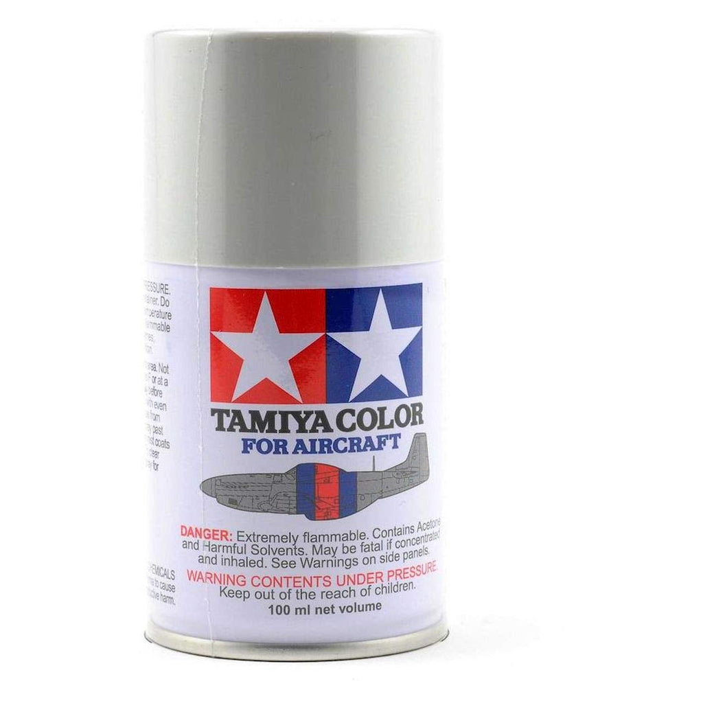 Tamiya Color AS-20 Insignia White (USN) Semi-Gloss Spray 100ml - Radar Toys