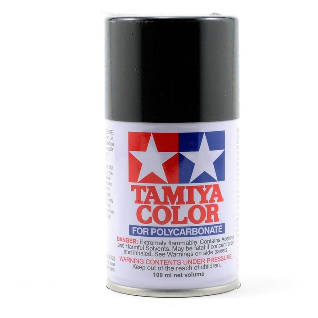 Tamiya Color For Polycarbonate PS-5 Black 100mL Spray Paint Can TAM86005