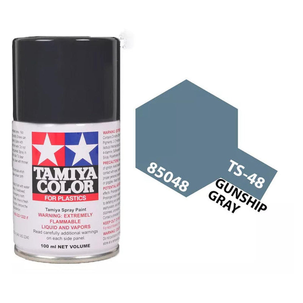 Tamiya Color TS-48 Gun Gray Gloss Spray Lacquer 100mL