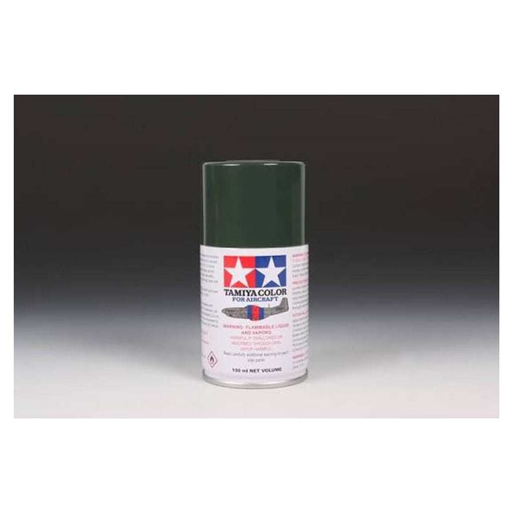 Tamiya Color AS-24 Dark Green (German Air) Flat Spray 100mL TAM86524 - Radar Toys