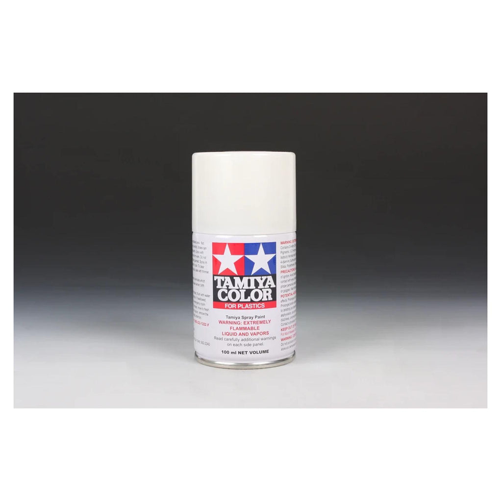 Tamiya Color For Plastics TS-45 Pearl White 100mL Spray Paint Can TAM85045 - Radar Toys