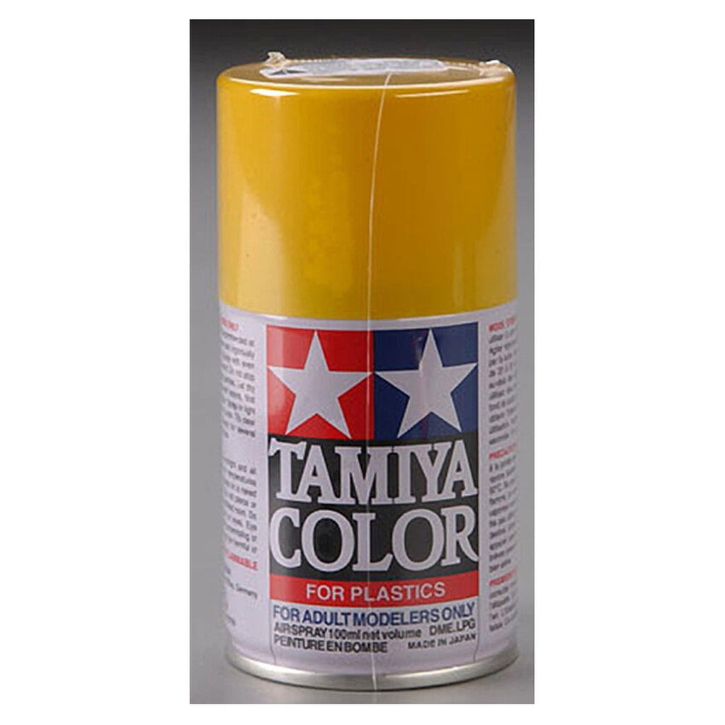 Tamiya Color For Plastics TS-47 Chrome Yellow 100ml Spray Paint Can TAM85047 - Radar Toys
