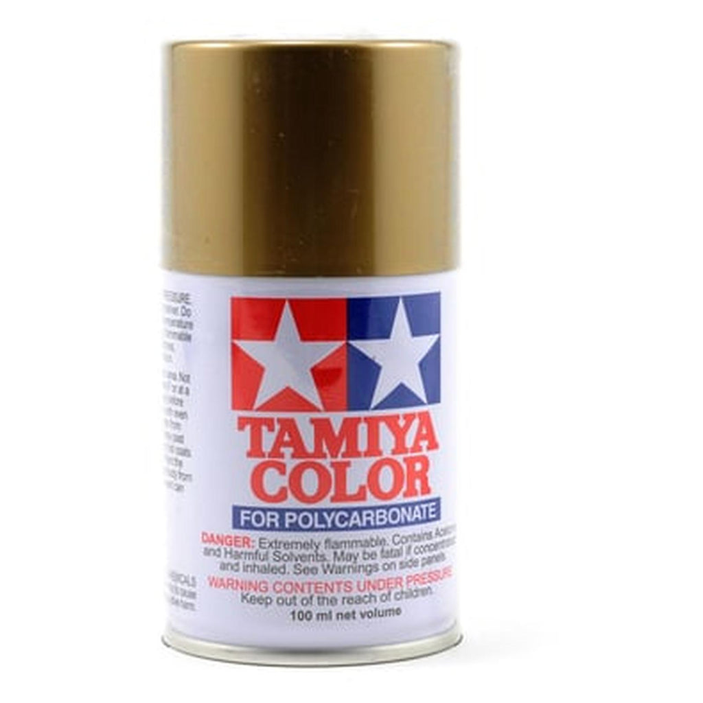 Tamiya Color PS-13 Gold Polycarbonate Spray Paint 100mL - Radar Toys