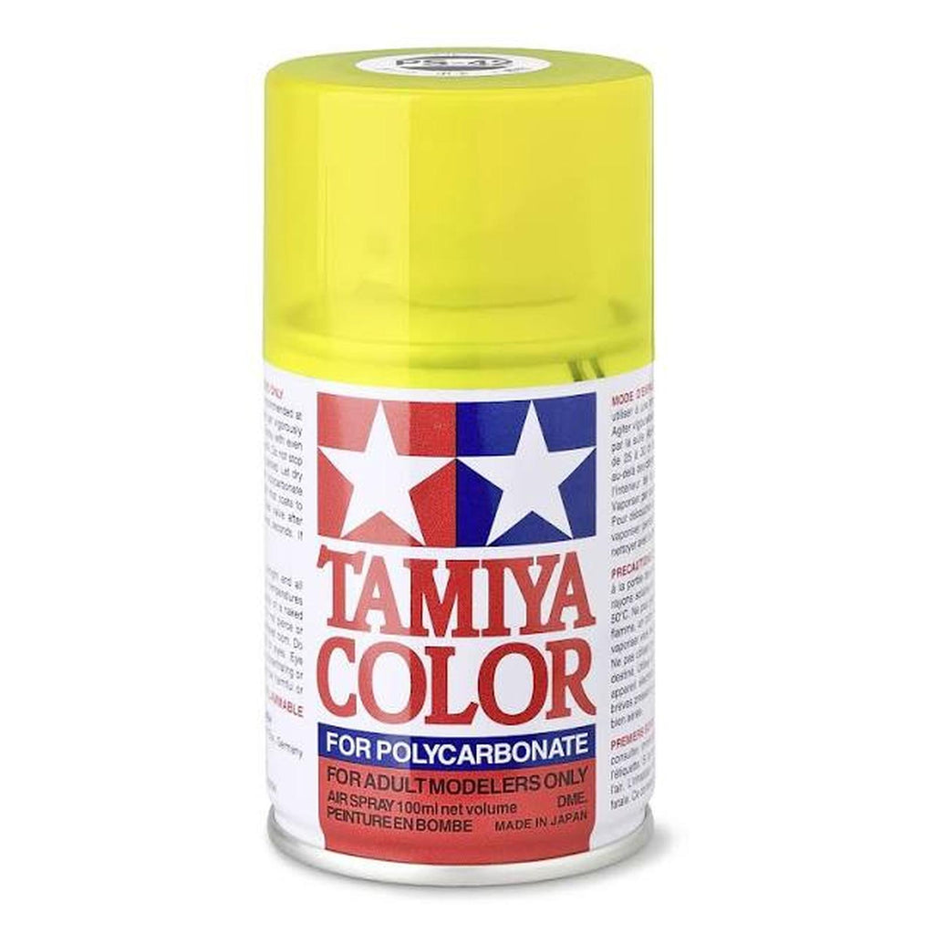Tamiya Color PS-42 Translucent Yellow Polycarbonate Spray TAM86042
