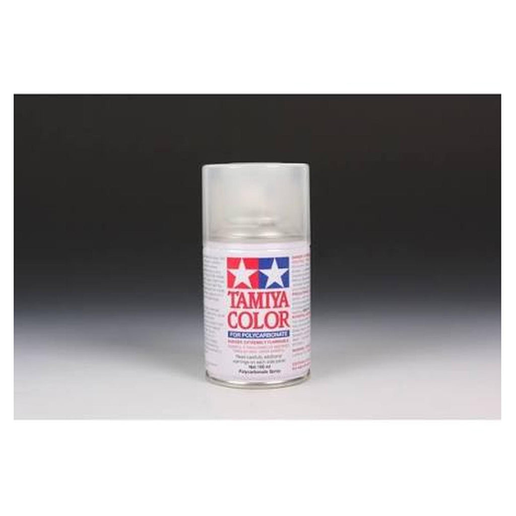 Tamiya Color PS-55 Flat Clear Flat Polycarbonate Spray Paint 100mL TAM86055 - Radar Toys