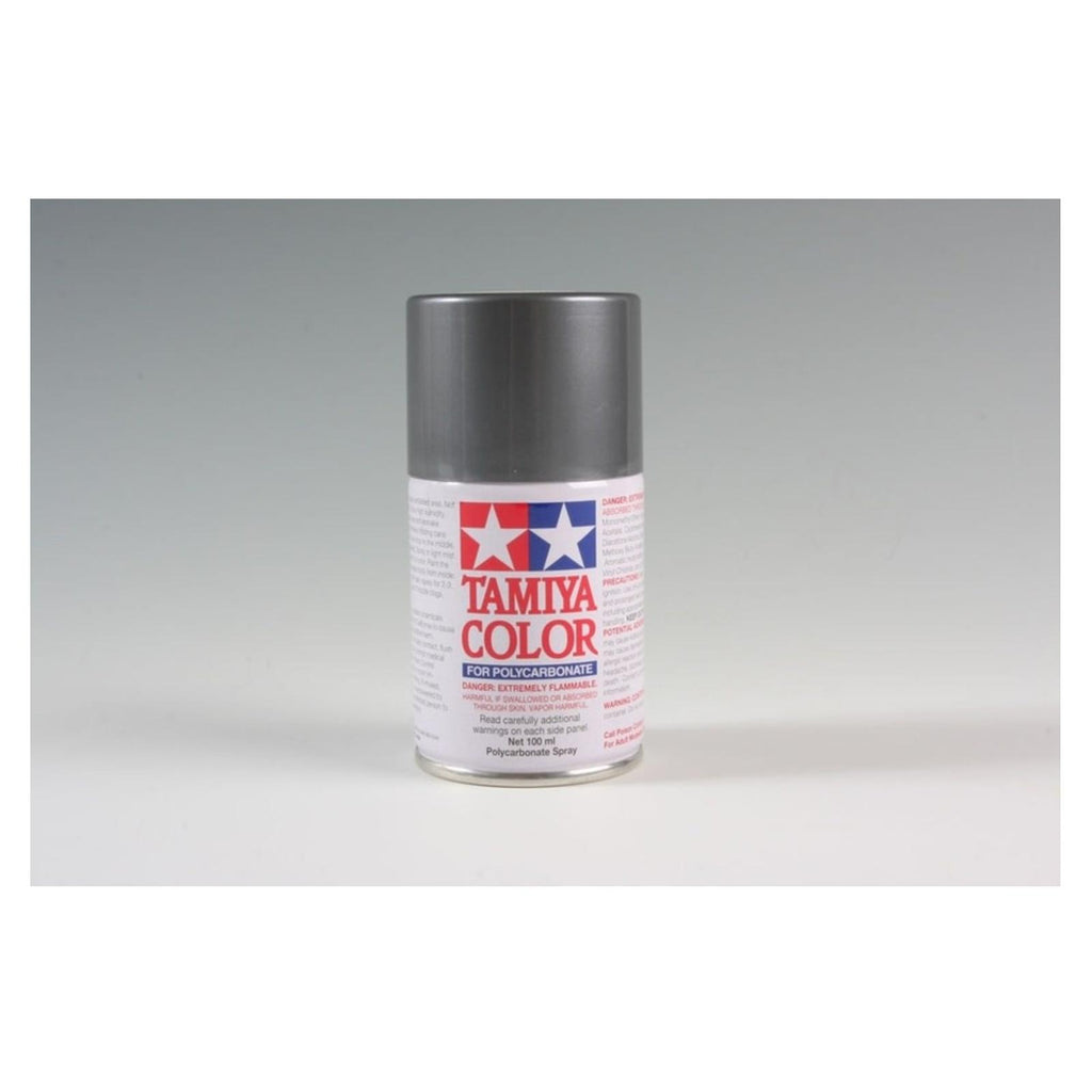Tamiya Color PS-63 Bright Gun Metal Polycarbonate Spray Paint 100mL TAM86063 - Radar Toys