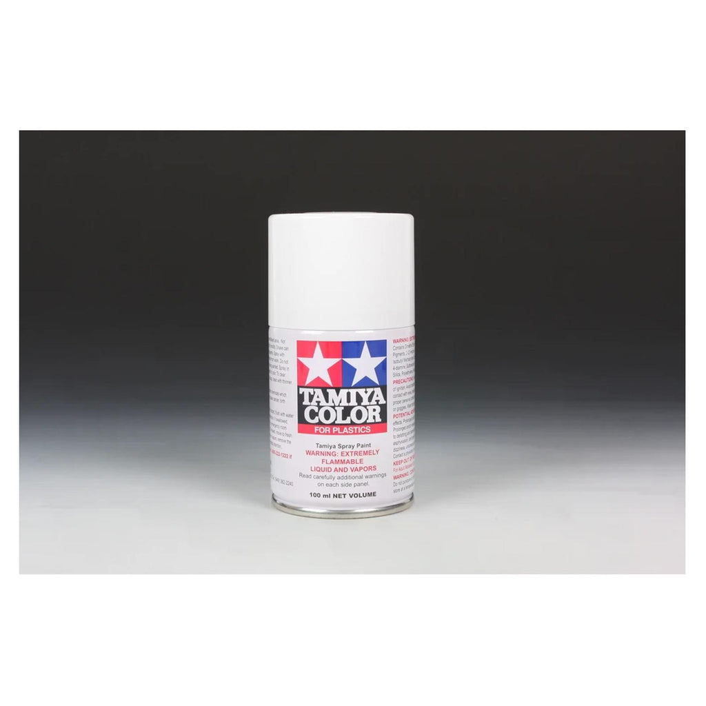 Tamiya Color TS-27 Matte White Flat Spray Lacquer 100mL - Radar Toys