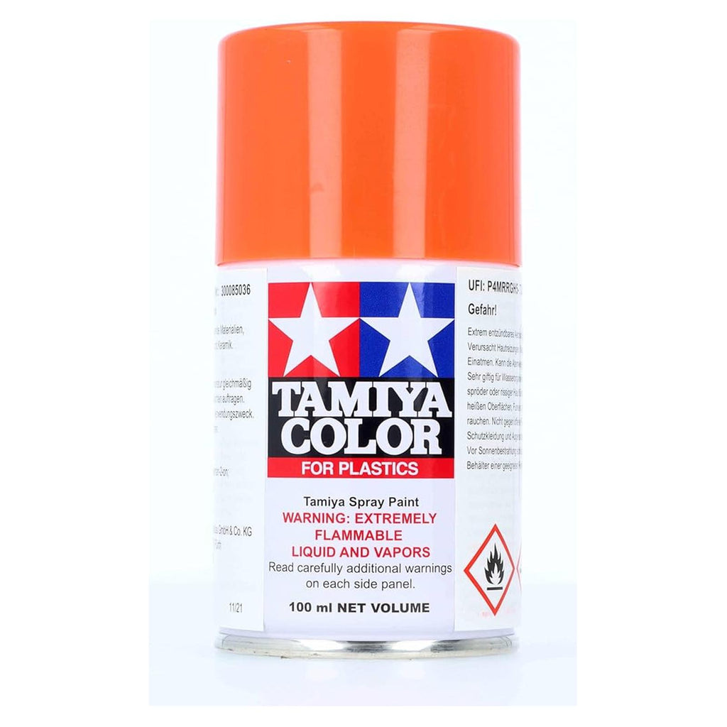 Tamiya Color TS-36 Fluorescent Red Gloss Spray Lacquer 100mL