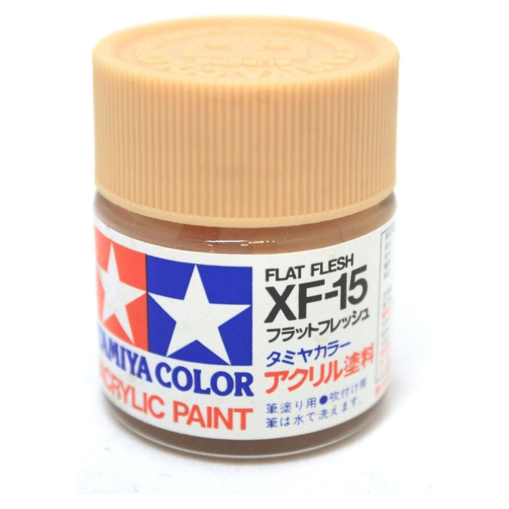Tamiya Color XF-15 Flat Flesh Flat Acrylic Paint 23mL Bottle TAM81315