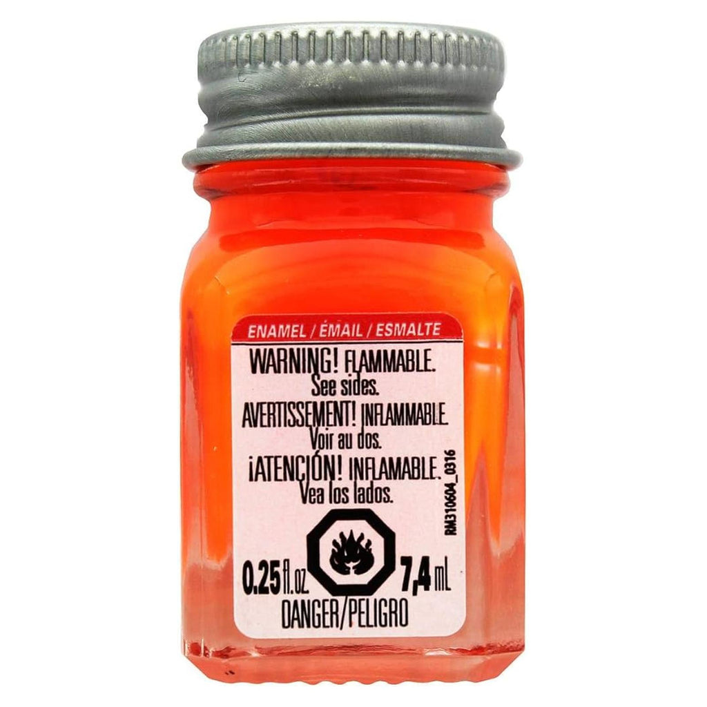 Testors Gloss Orange Enamel Paint 0.25oz