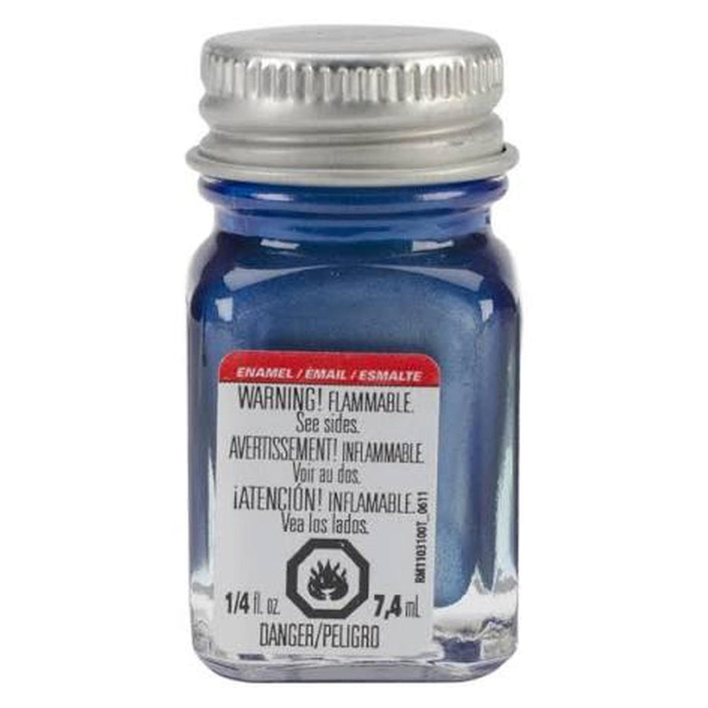 Testors Blue Metallic Enamel Paint 0.25oz