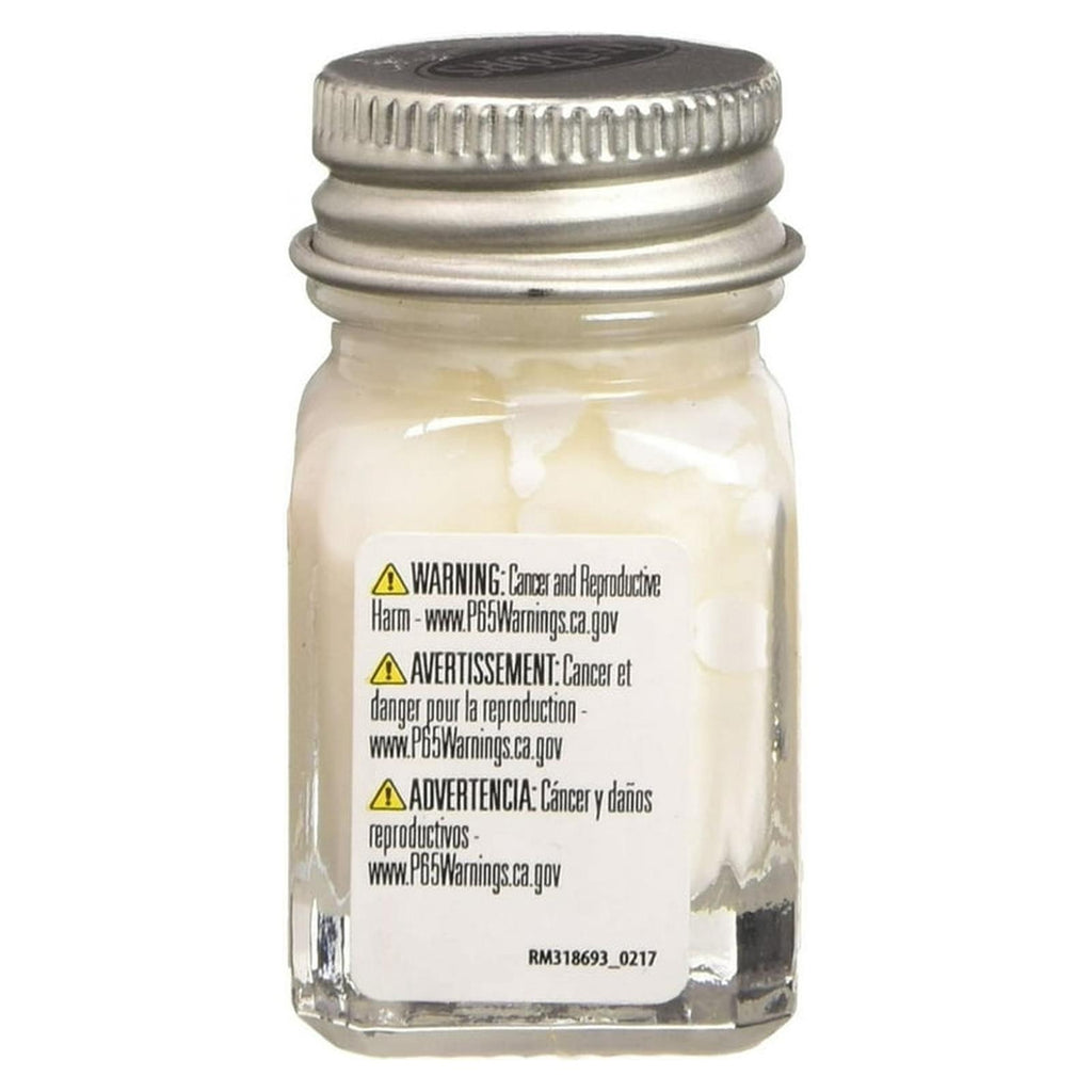 Testors Flat White Enamel Paint .25oz - Radar Toys