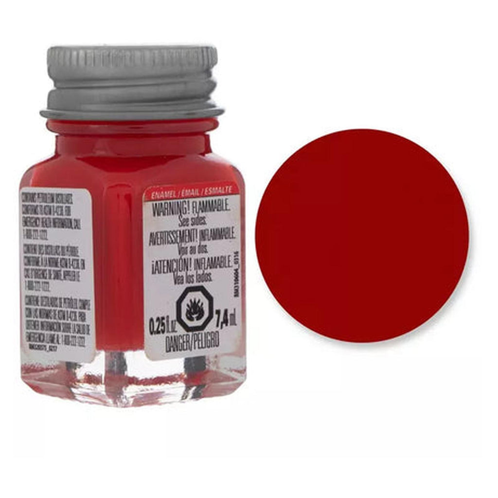 Testors Gloss Red Enamel Paint 0.25oz - Radar Toys