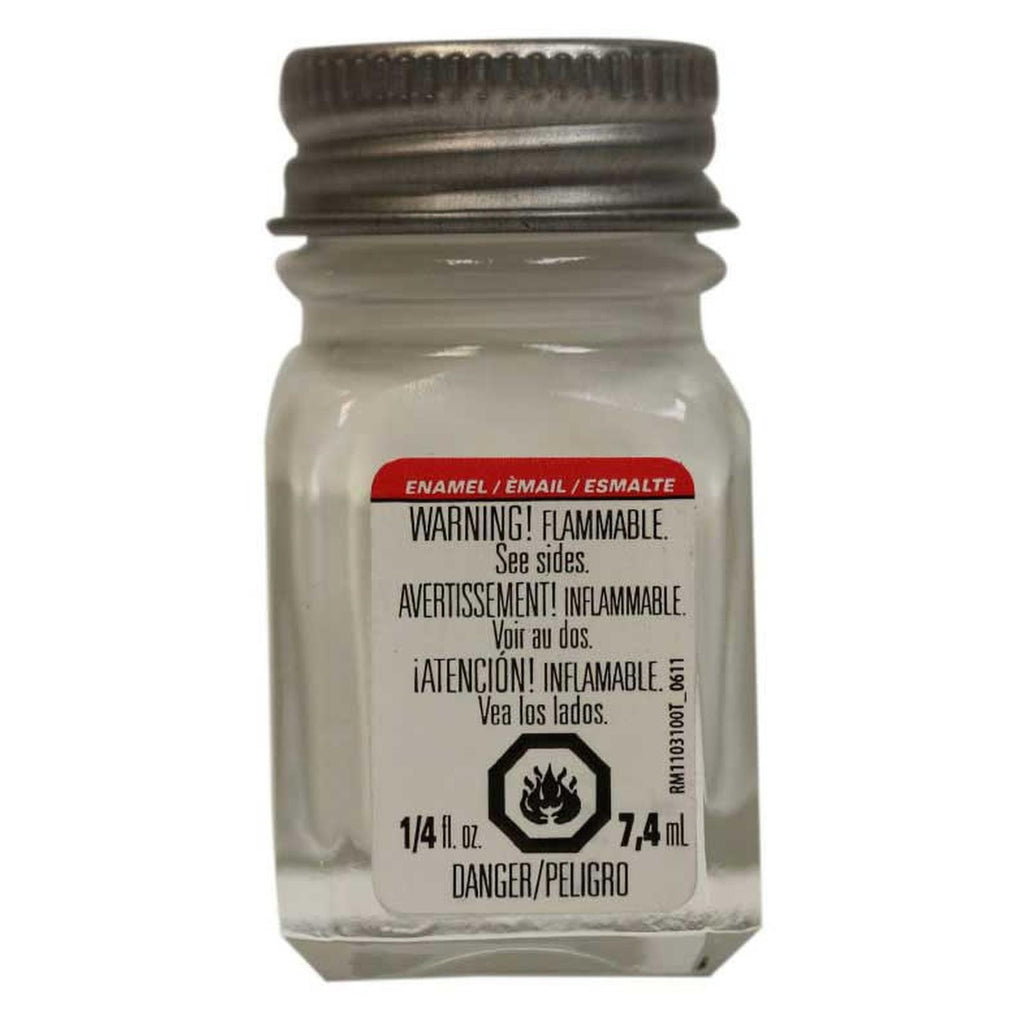 Testors Gloss White Enamel Paint .25oz - Radar Toys