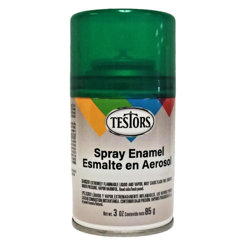 Testors Green Metallic Enamel Spray Paint 3oz - Radar Toys