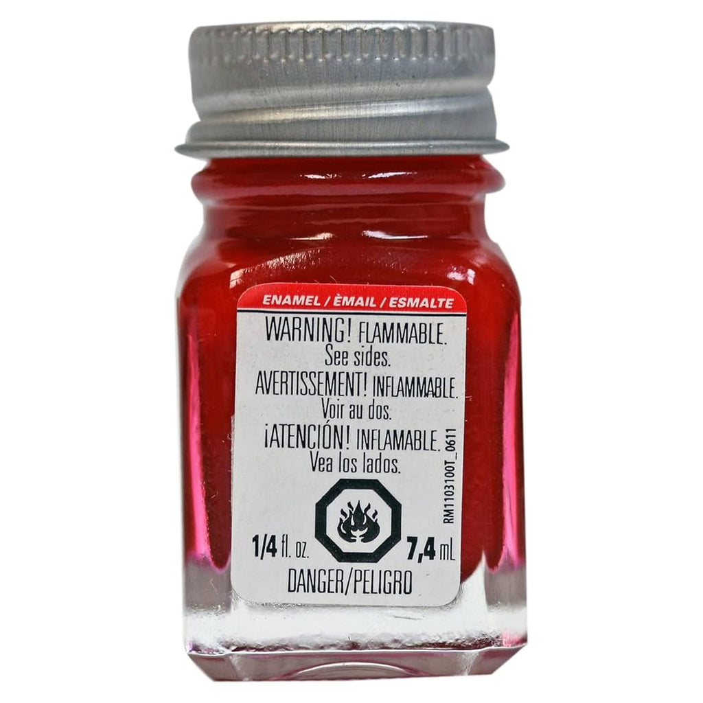 Testors Metallic Red Enamel Paint 0.25oz - Radar Toys