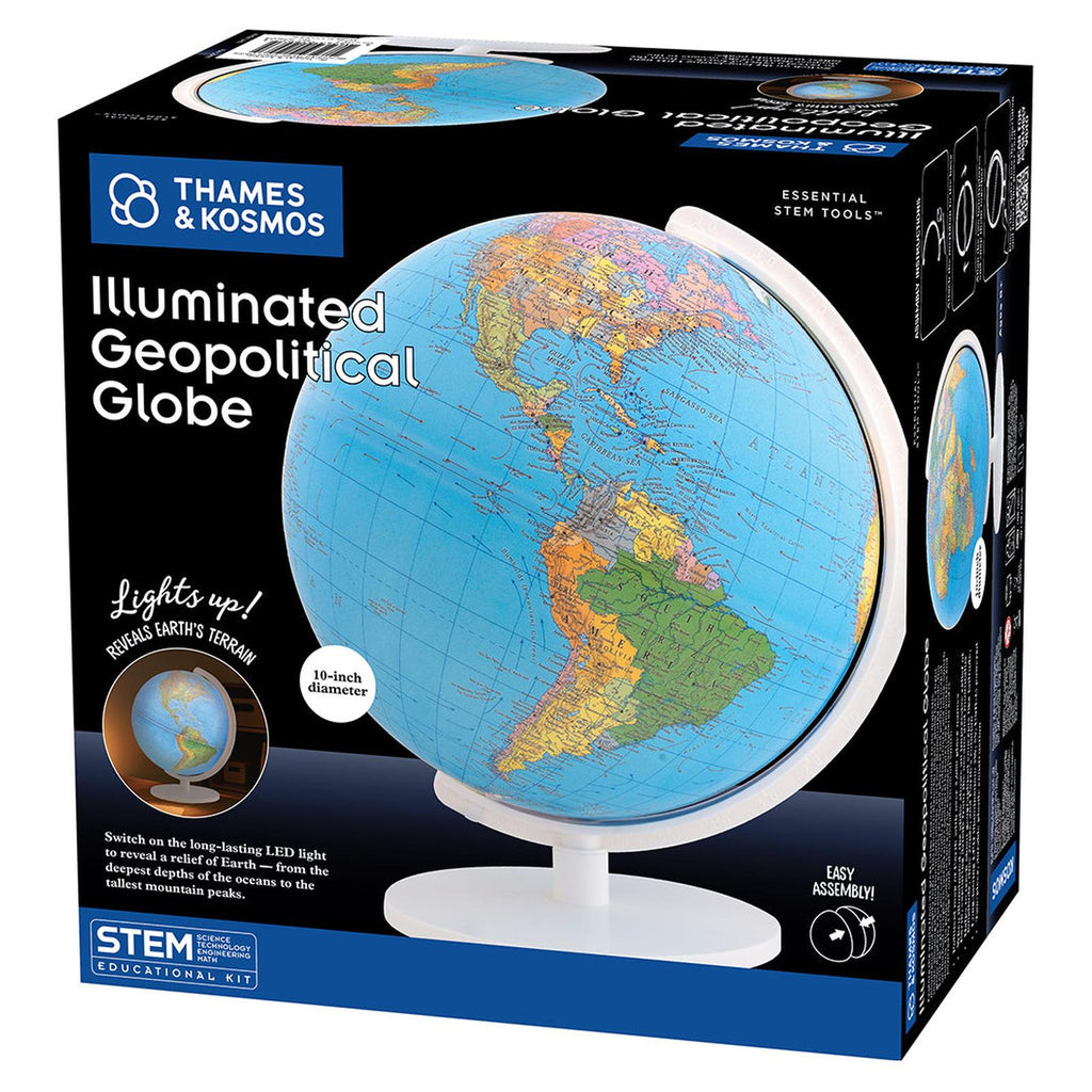 Thames And Kosmos Illuminated Geopolitical Globe - Radar Toys
