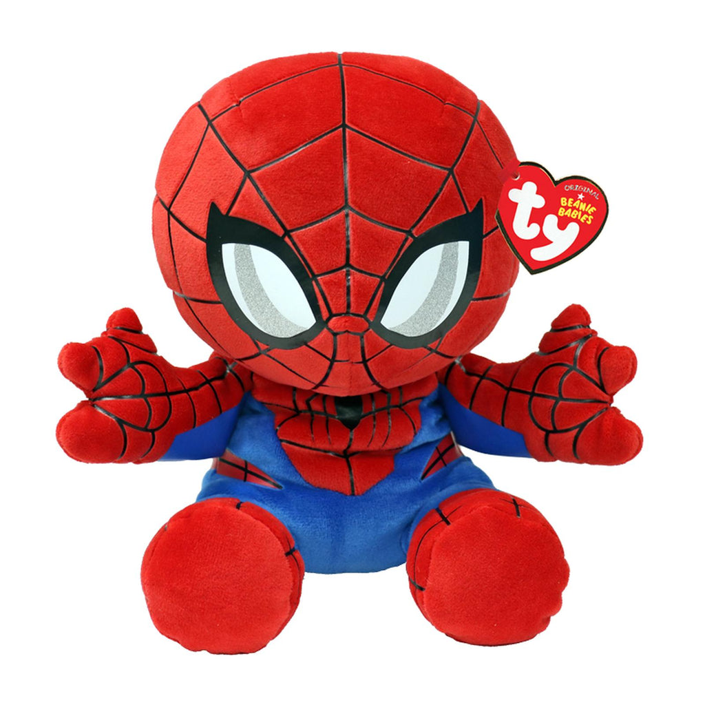 Ty Marvel Spider-Man Floppy Medium 11 Inch Plush Figure - Radar Toys