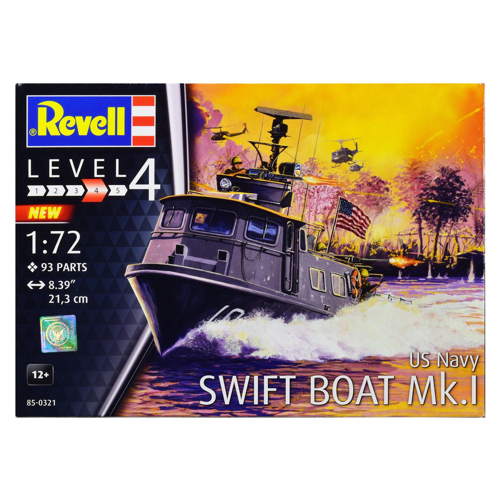 US Navy Swift Boat 1/72 Scale Boat Model Kit - Radar Toys
