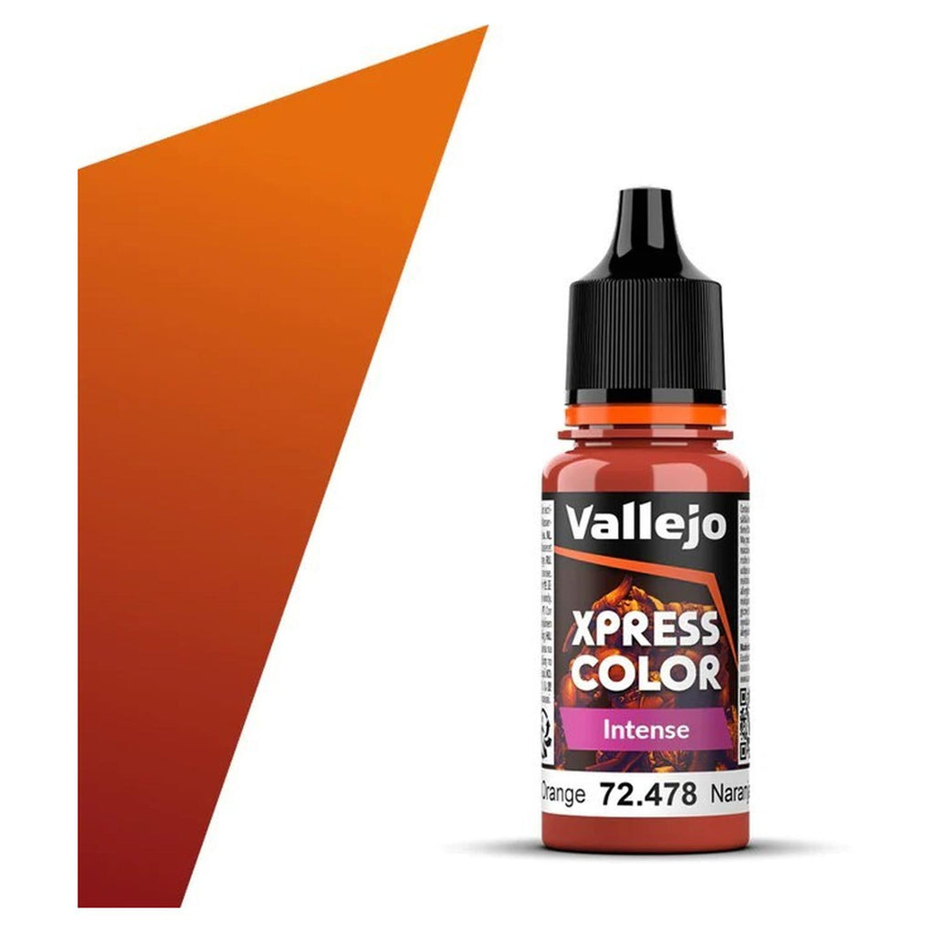 Vallejo Xpress Color Intense Phoenix Orange Paint 18ml
