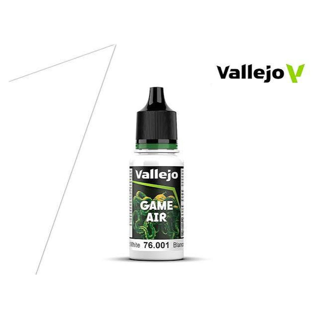 Vallejo Game Air Dead White Acrylic Airbrush Paint 18mL - Radar Toys