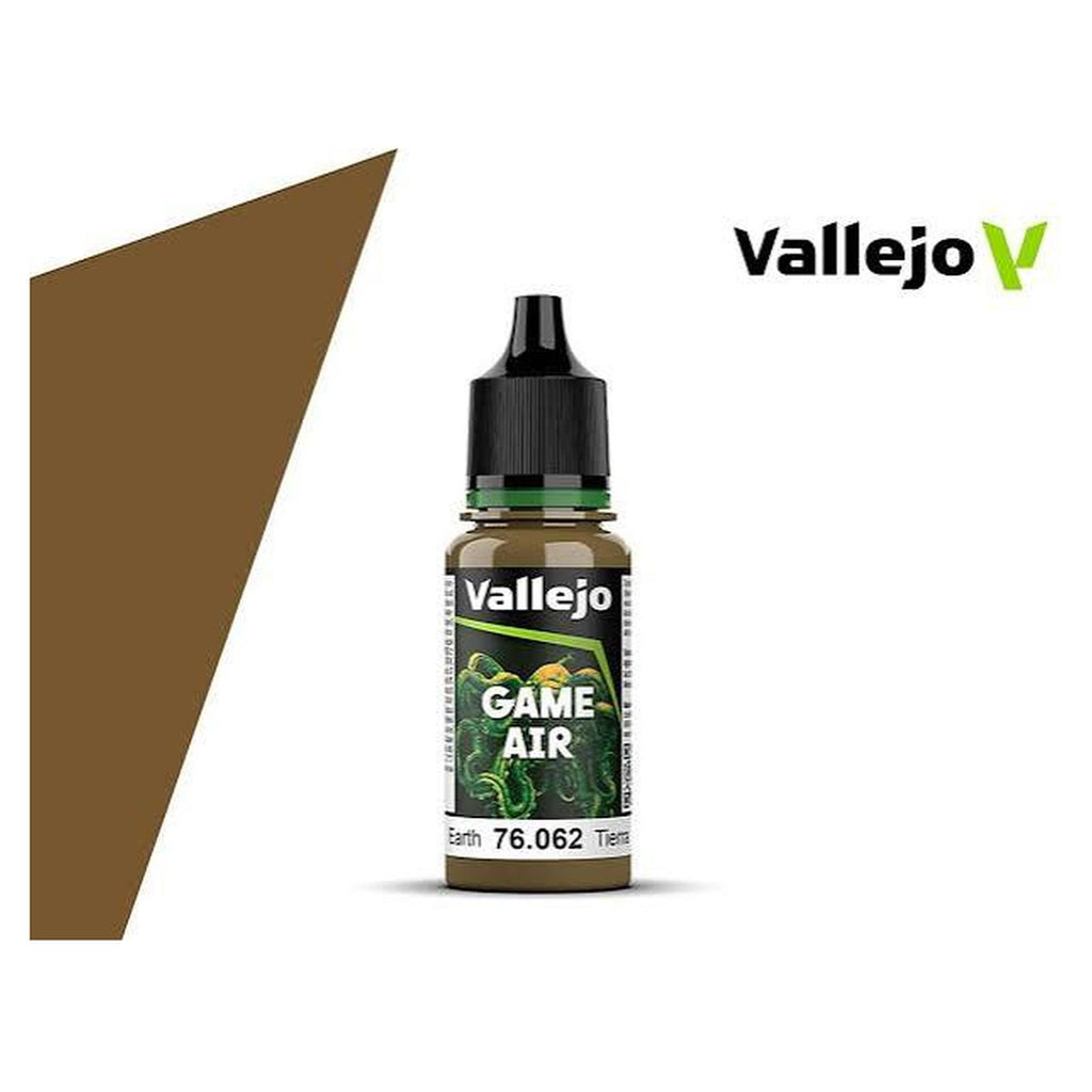 Vallejo Game Air Earth Acrylic Airbrush Paint 18mL