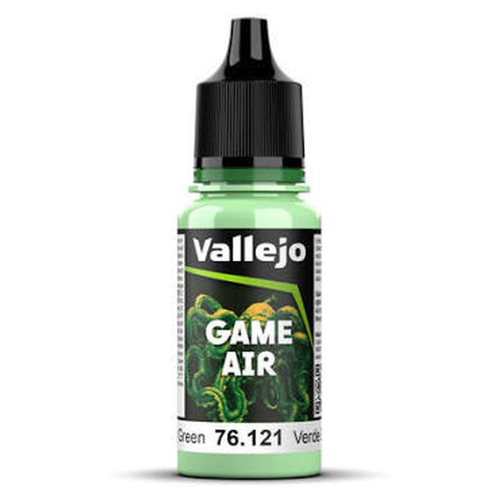 Vallejo Game Air Ghost Green Acrylic Airbrush Paint 18mL