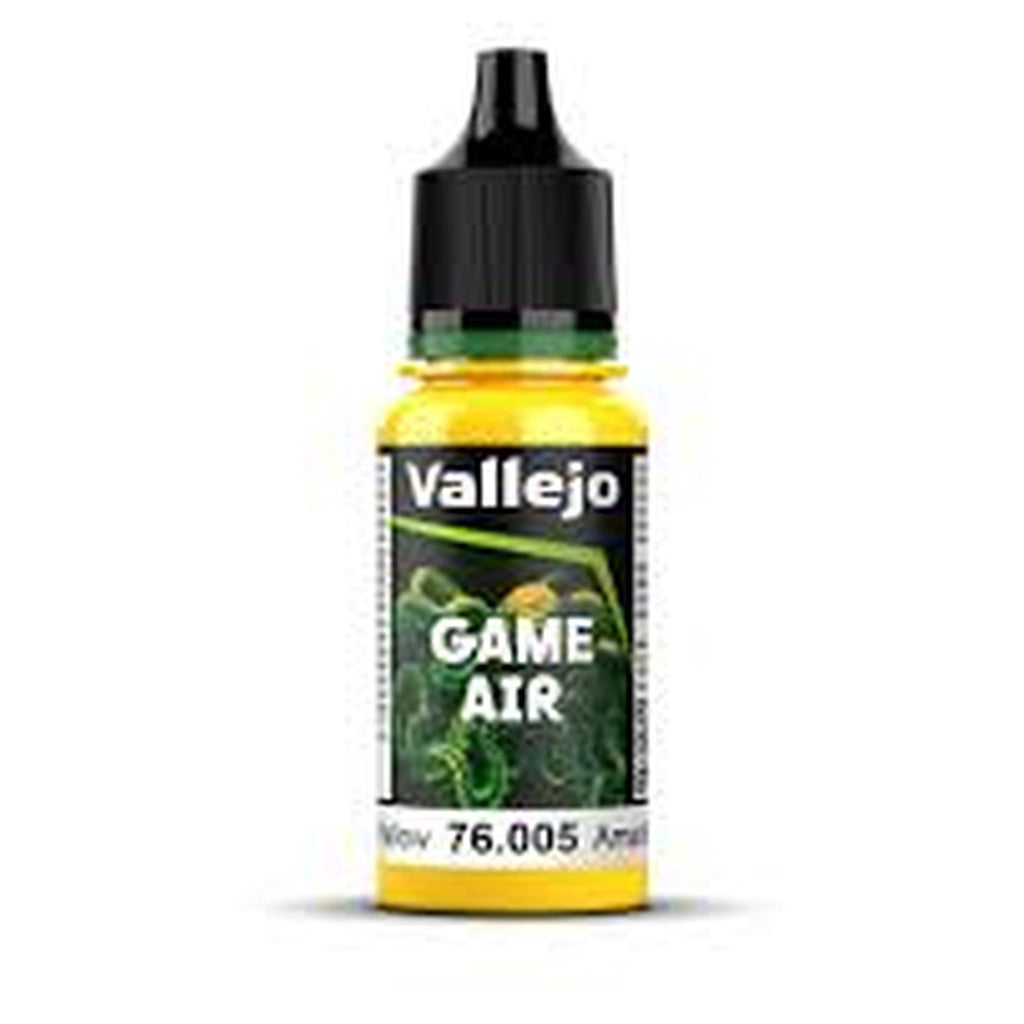 Vallejo Game Air Moon Yellow Acrylic Airbrush Paint 18mL - Radar Toys