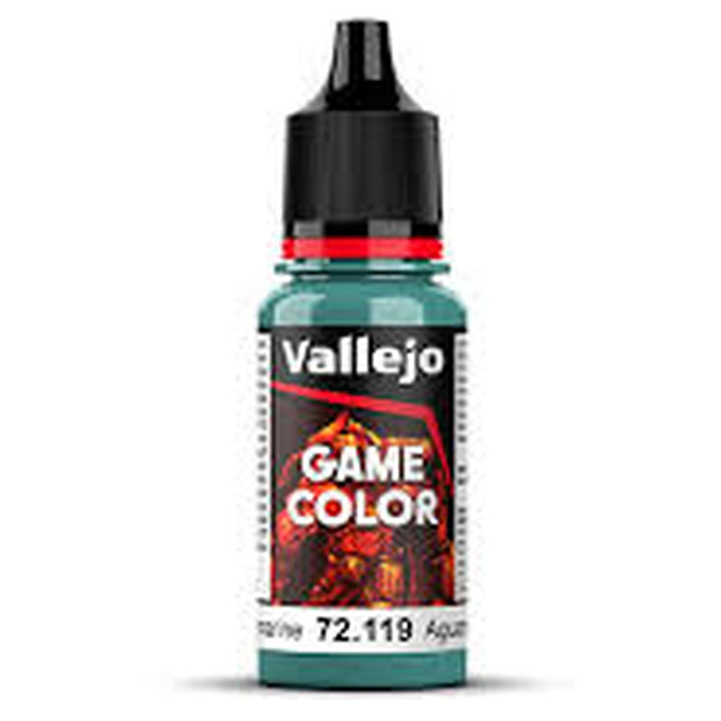 Vallejo Game Color Aquamarine Acrylic Paint 18mL - Radar Toys