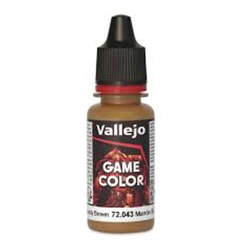 Vallejo Game Color Beasty Brown Acrylic Paint 18mL