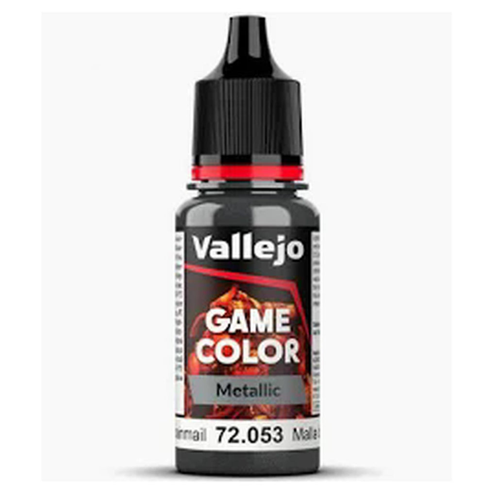 Vallejo Game Color Chainmail Metallic Acrylic Paint 18mL