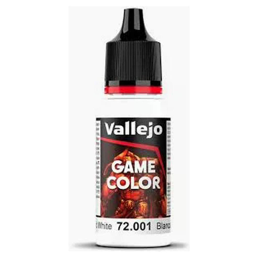 Vallejo Game Color Dead White Acrylic Paint 18mL