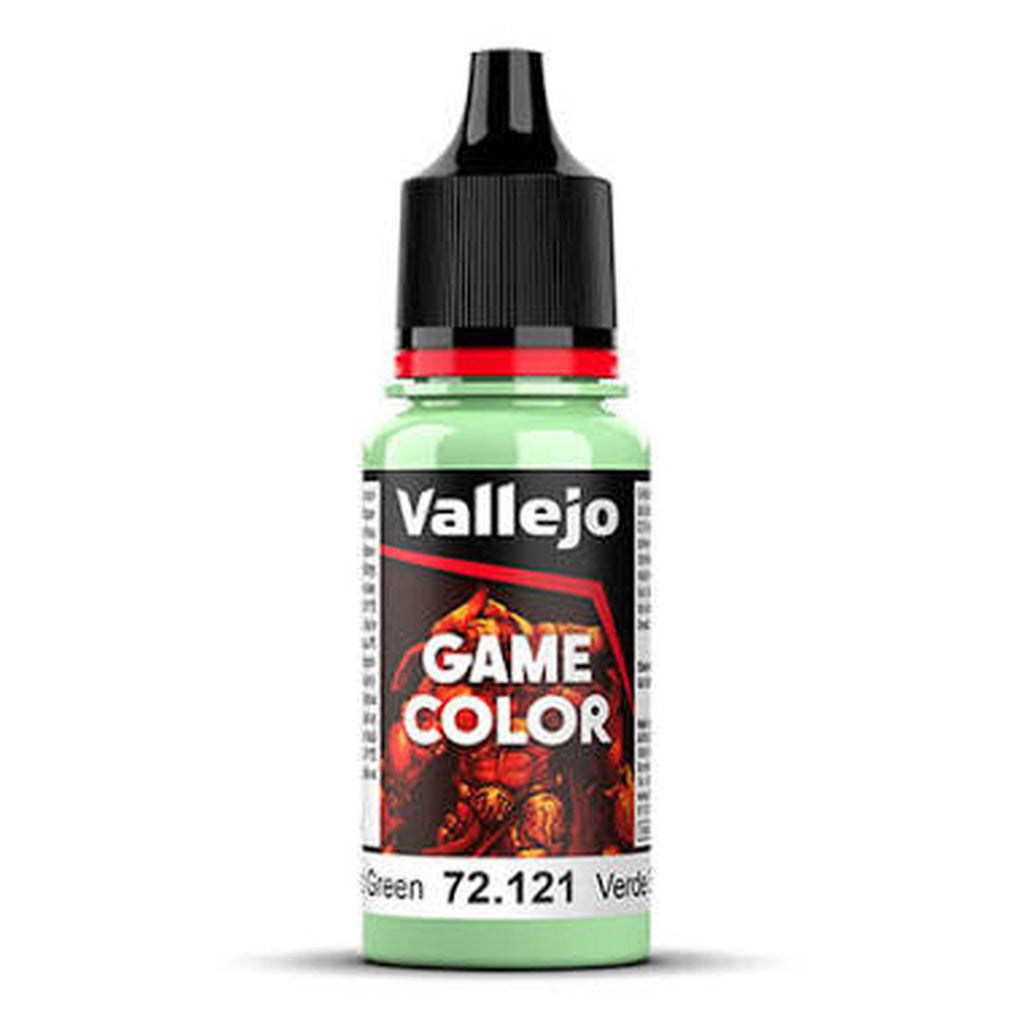 Vallejo Game Color Ghost Greenl Acrylic Paint 18mL - Radar Toys