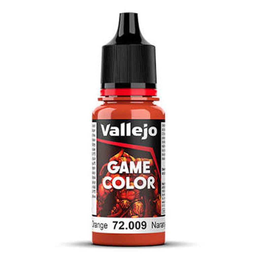 Vallejo Game Color Hot Orange Acrylic Paint 18mL
